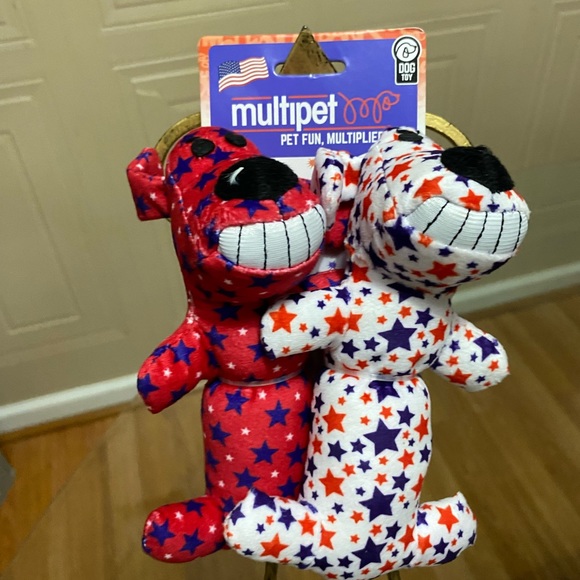 - Brand New Set Of 2 loofa Dog Toy With Squeaker. - Picture 6 of 7